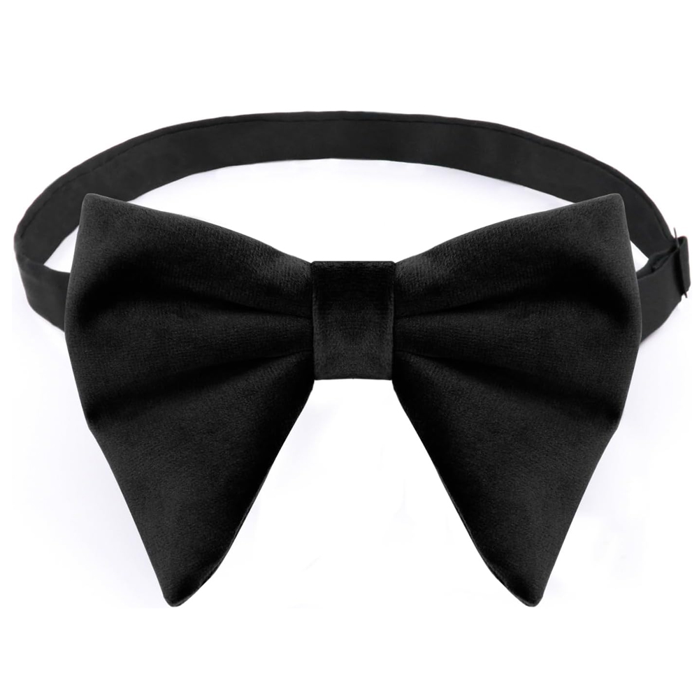 Bow Tie Pre Tied - Papillon in velluto da uomo, già
