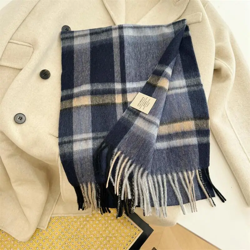Muffler Men Wool - Sciarpa di Alta Qualità 100% Lana,