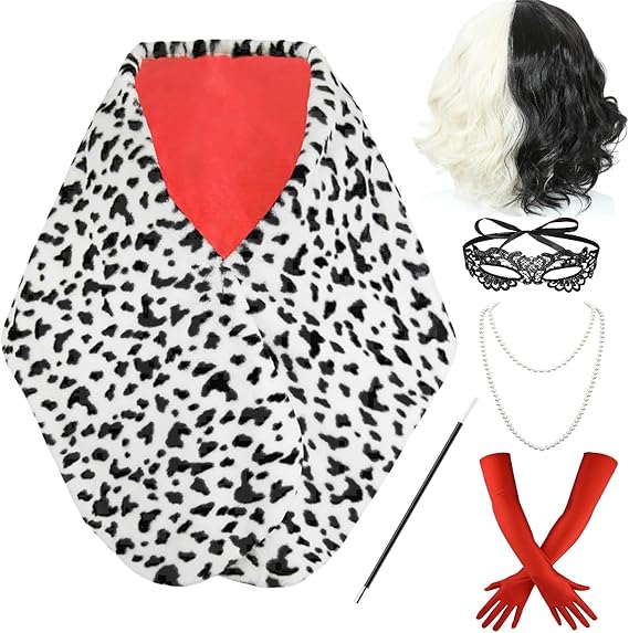 Costume da Cruella De Vil per  - Face Scarf Mask recensione e prezzo