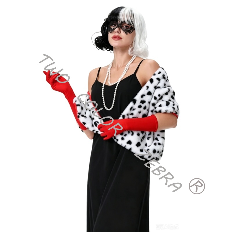 Crudelia Deville Costume Cospl - Face Scarf Mask recensione e prezzo